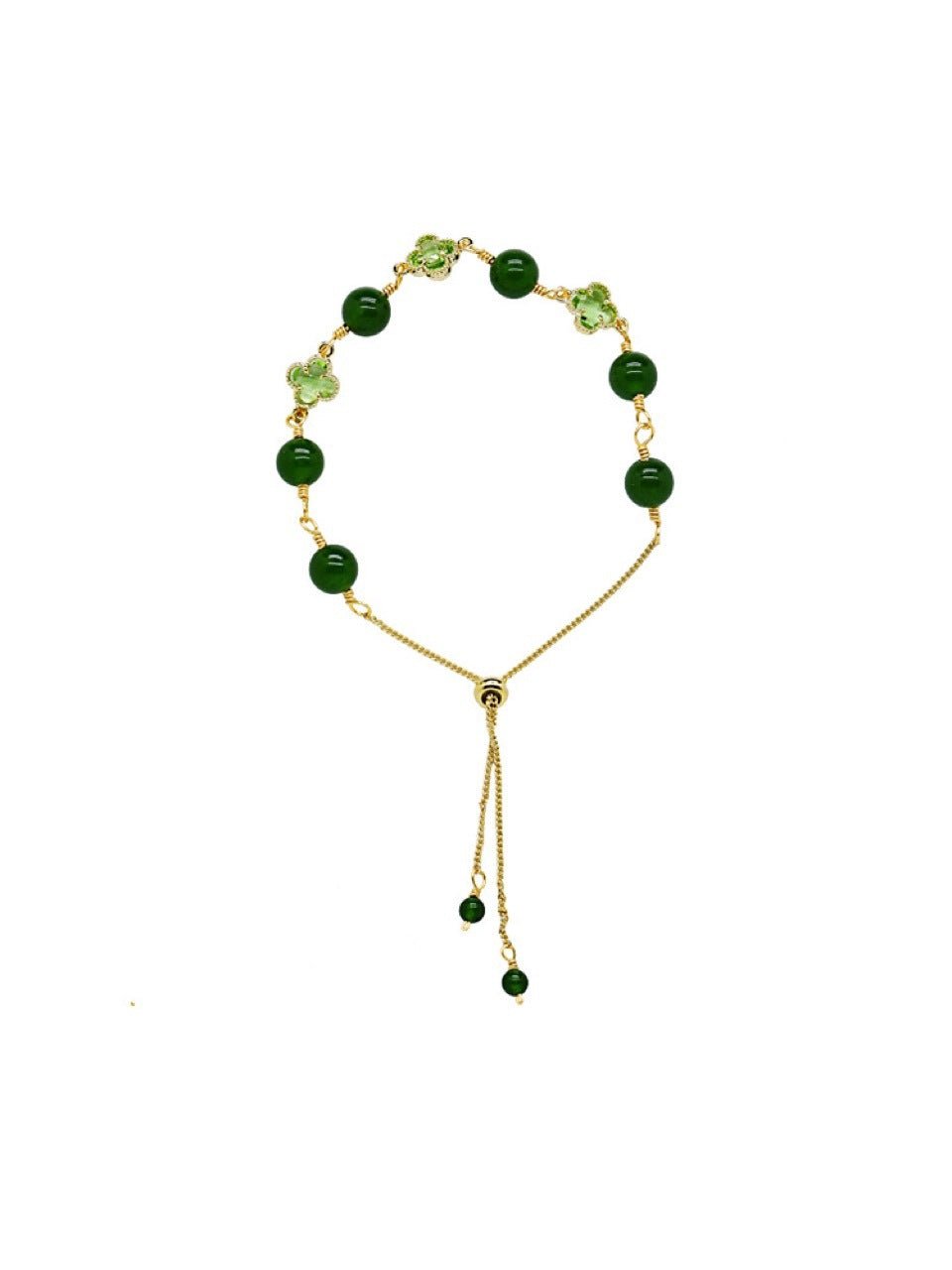 Agate Four - Leaf Clover Bracelet - Lucky Gemstone Bracelet for Women - STAR8S
