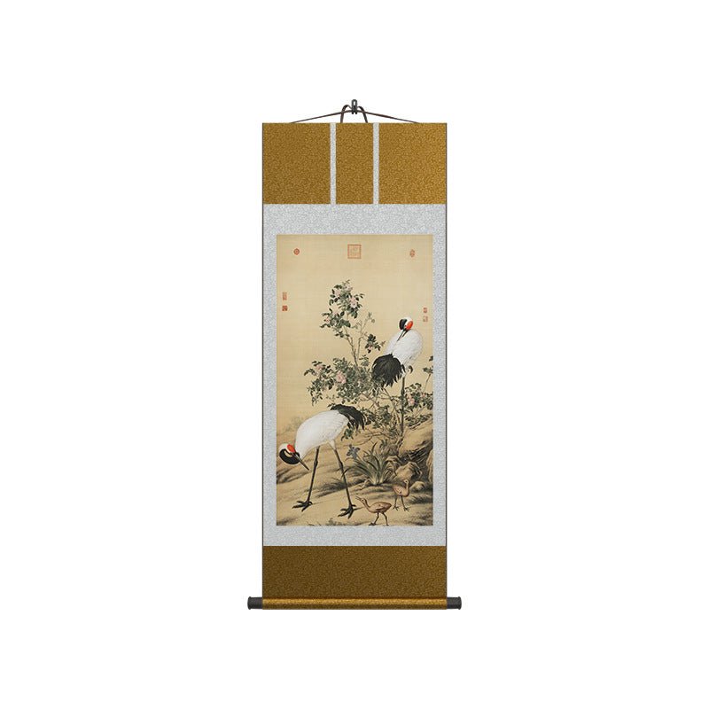 Ancient Chinese Painting: Castiglione’s Cranes Scroll (HD Print) | STAR8S