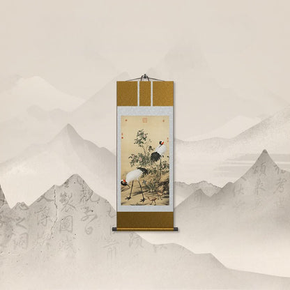 Ancient Chinese Painting: Castiglione’s Cranes Scroll (HD Print) | STAR8S