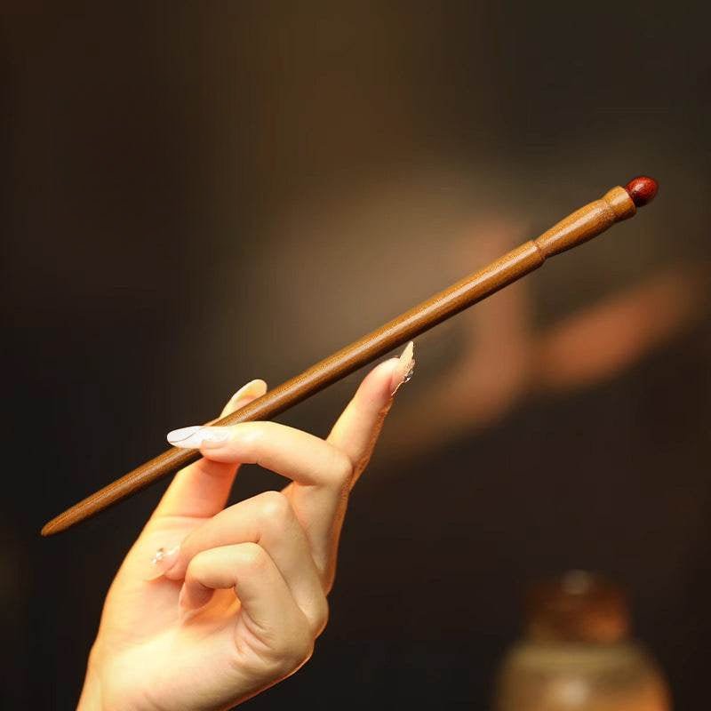 ancient - style wooden hairpin for stylish bun & chinese - style look - star8s