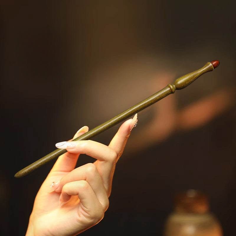 Ancient - Style Wooden Hairpin for Stylish Bun & Chinese - Style Look - STAR8S