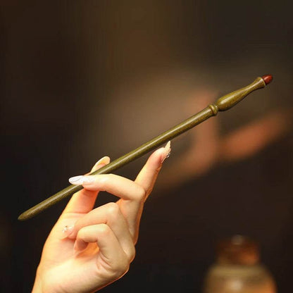 Ancient - Style Wooden Hairpin for Stylish Bun & Chinese - Style Look - STAR8S