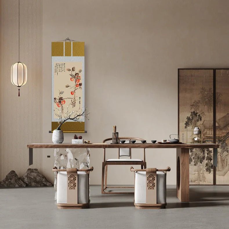 Art Painting Chinese: Zhang Daqian’s Persimmon Scroll HD print | STAR8S - STAR8S