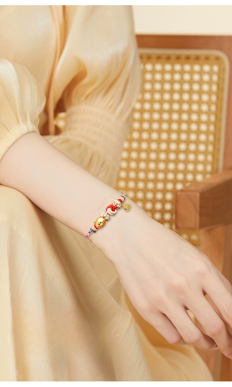 Attractive Prayer for Red String Bracelet: Detachable Wine Swirl | STAR8S