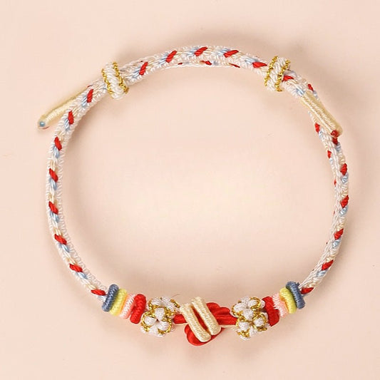 Attractive Prayer for Red String Bracelet: Detachable Wine Swirl | STAR8S