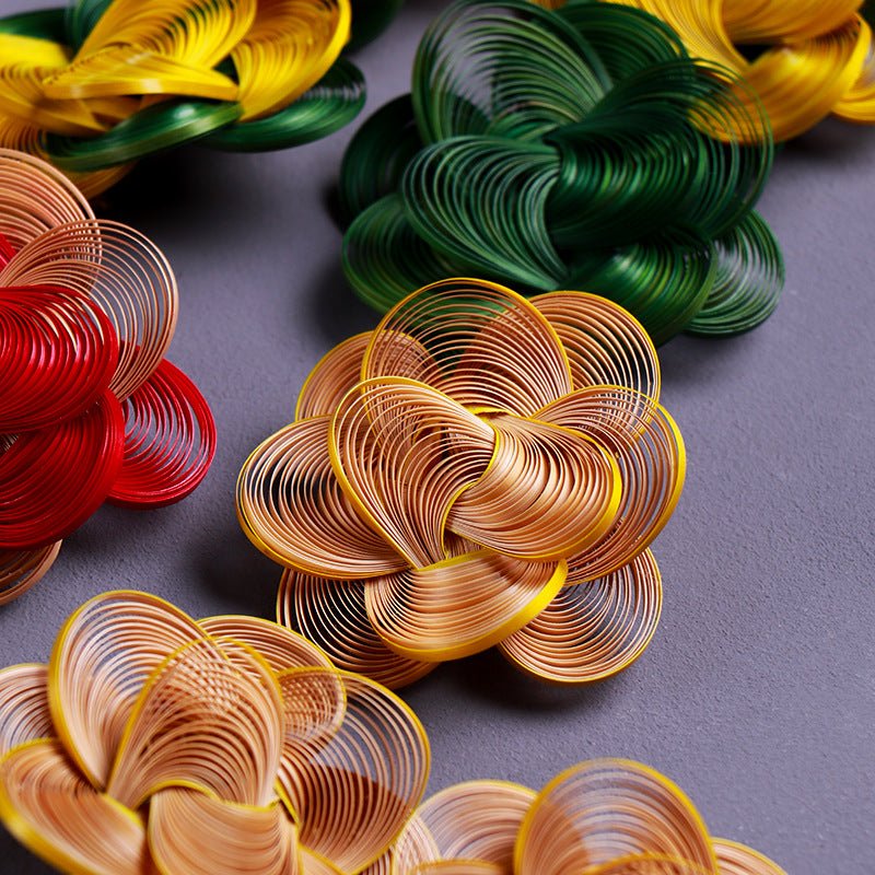 Bamboo Craft Brooch & Accessories | Unique Artisan Bamboo Jewelry | Eco - Friendly Gifts - STAR8S