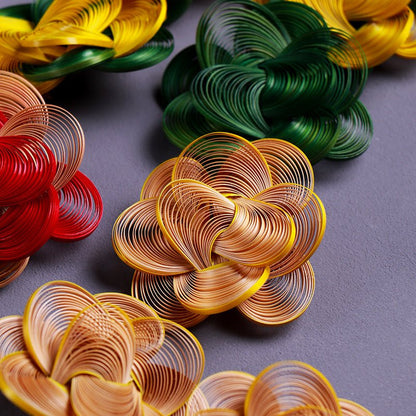 Bamboo Craft Brooch & Accessories | Unique Artisan Bamboo Jewelry | Eco - Friendly Gifts - STAR8S