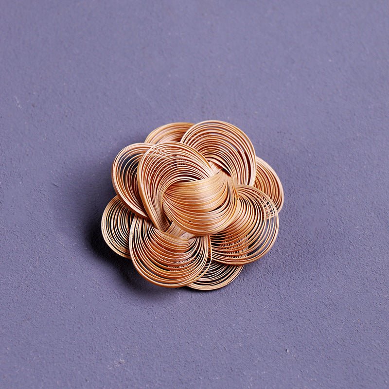 bamboo craft brooch & accessories | unique artisan bamboo jewelry | eco - friendly gifts - star8s