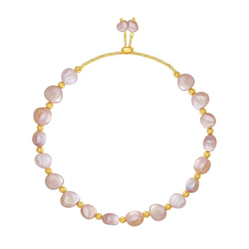 Baroque Freshwater Pearl Bracelet - Fashionable Design for Friends & Sisters - STAR8S