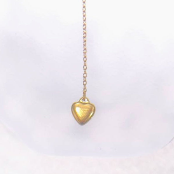 double layer heart necklace for women gold plated dainty layered lariat drop long pendant necklace minimalist y-chain choker trendy clavicle chain costume jewelry birthday anniversary gift for girlfriend teen girls
