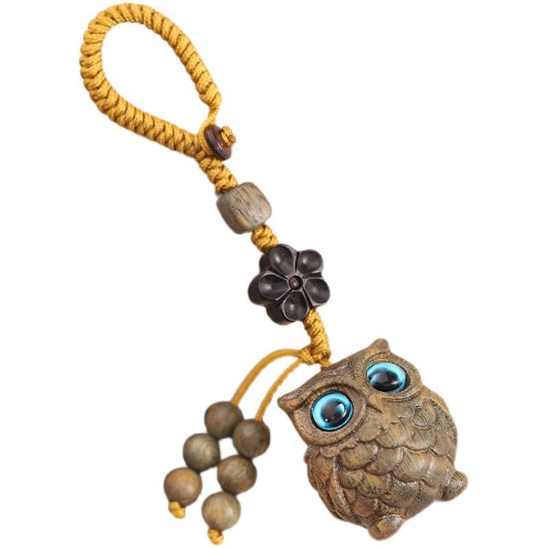 Carved Sandalwood Keychain | Creative Vintage Keychain for Men & Women 🎋 - STAR8S