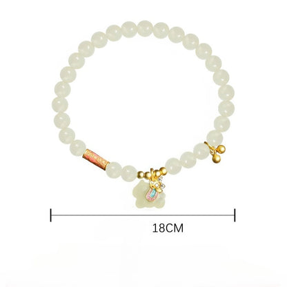 Chinese Zodiac Horse Jade Bracelet –  S925 Silver Dreamy for Women - STAR8S