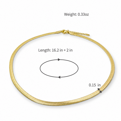 Copper Layered Chain Necklace Set for Women Girls Flat Snake Bone Chain Twisted Rope Chain Choker Layering Clavicle Collarbone Necklace Streetwear Stackable Aesthetic Jewelry Graduation Birthday Gifts Gold Tone