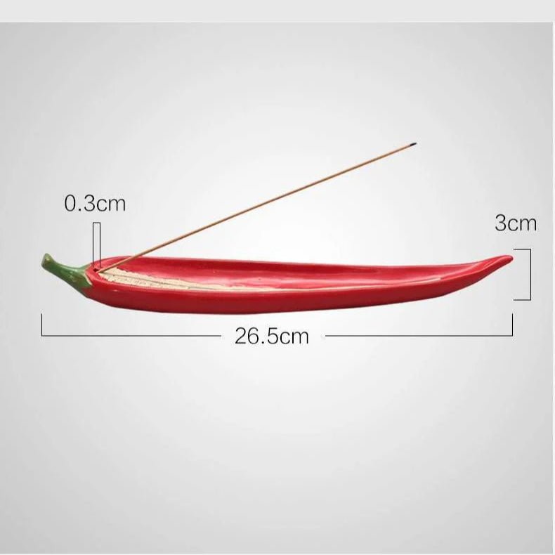 charming chili incense holder – exquisite design, perfect home ambiance - star8s
