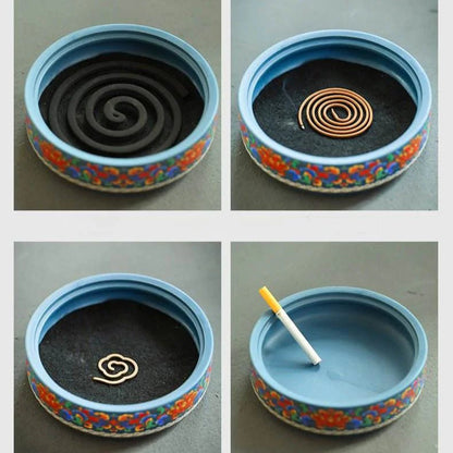 Charming Colour Enamels Incense Burner – Unique Ceramic Piece for Home - STAR8S