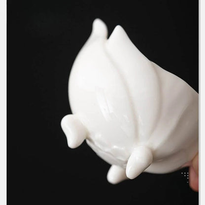Charming Lotus Incense Holder – Unique Three - Legged Design, Elegant Home Decor - STAR8S