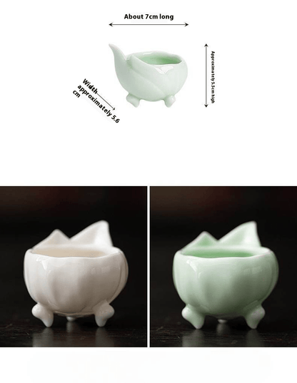 Charming Lotus Incense Holder – Unique Three - Legged Design, Elegant Home Decor - STAR8S