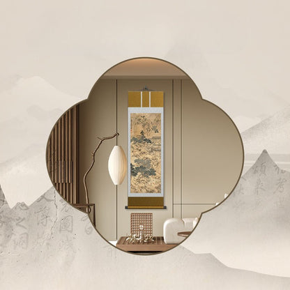 Chinese Ancient Painting: Wen Zhengming’s Mountain Villa Guests Scroll HD print | STAR8S
