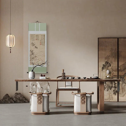 Chinese Ancient Painting: Wen Zhengming’s Orchid - Bamboo Scroll HD print | STAR8S - STAR8S