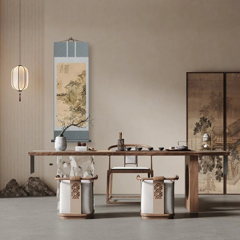 Chinese Calligraphy Painting: Tang Yin’s Mountain - River Scroll HD print | STAR8S - STAR8S