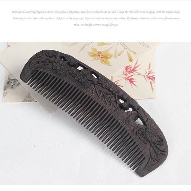 Chinese Hair Comb Plum Blossoms Orchid Bamboo Chrysanthemum - STAR8S