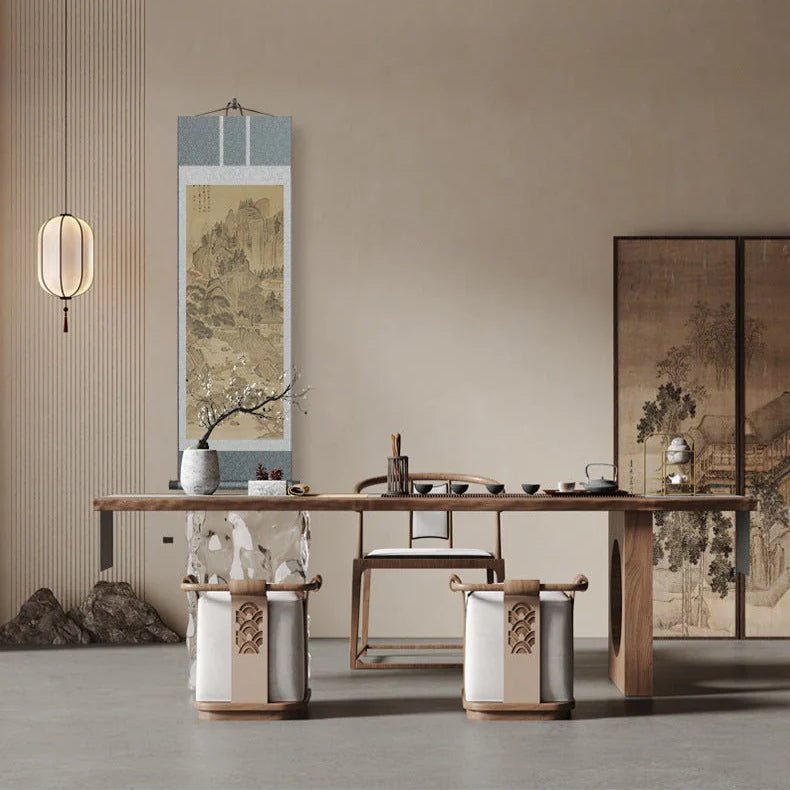 chinese landscape painting: tang yin’s nature - filled scroll hd print | star8s - star8s