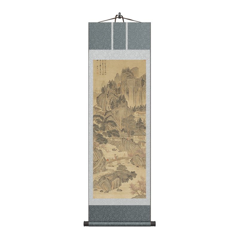 Chinese Landscape Painting: Tang Yin’s Nature - Filled Scroll HD print | STAR8S
