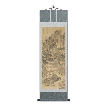 Chinese Landscape Painting: Tang Yin’s Nature - Filled Scroll HD print | STAR8S