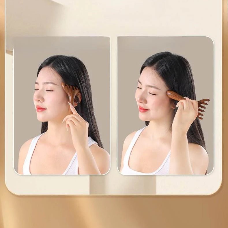 Chinese Massage Comb – Five - Claw Head Meridian Tool, Relaxing & Revitalizing Health Care - STAR8S