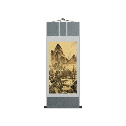 Chinese Mountain Painting: Tang Yin’s Hermit Scroll HD print | STAR8S