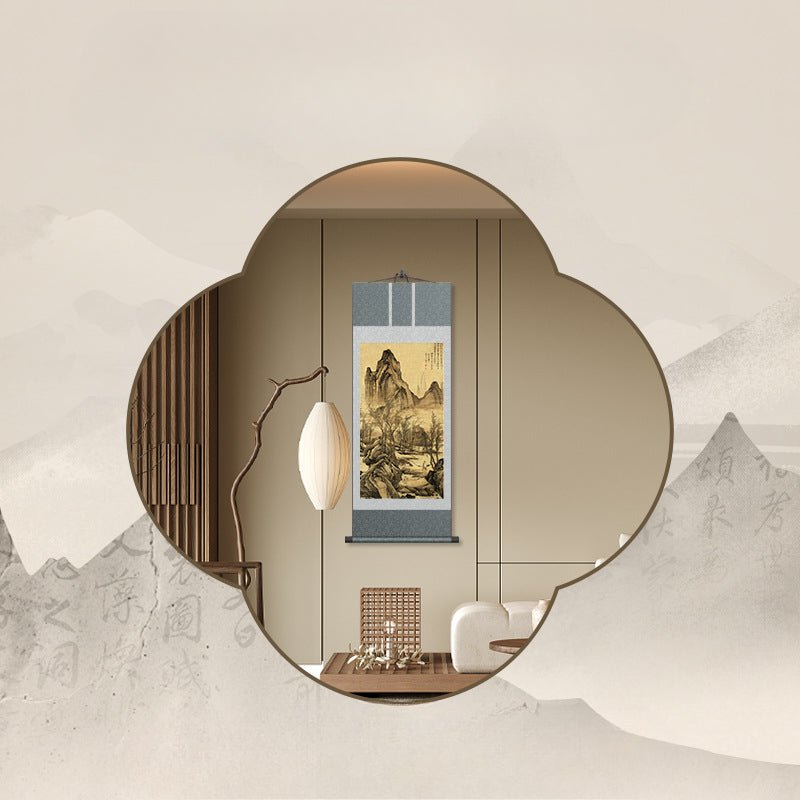 Chinese Mountain Painting: Tang Yin’s Hermit Scroll HD print | STAR8S
