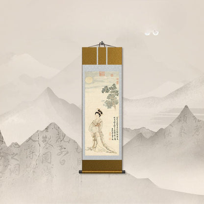 Chinese Painter Art: Tang Yin’s The Goddess Chang Scroll HD print | STAR8S