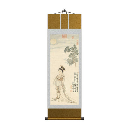 Chinese Painter Art: Tang Yin’s The Goddess Chang Scroll HD print | STAR8S