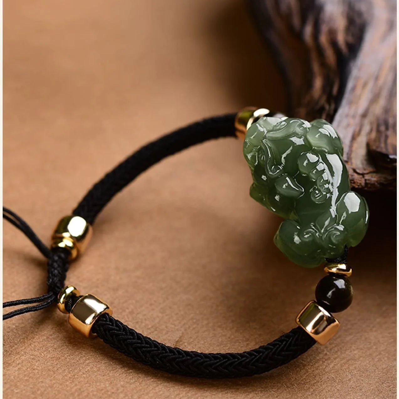 chinese pixiu couples hetian jade bracelet - fortune & romance | star8s - star8s