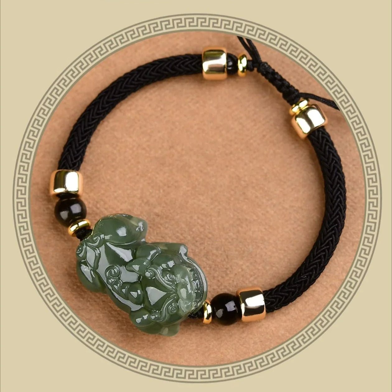 Chinese PiXiu Couples Hetian Jade Bracelet - Fortune & Romance | STAR8S - STAR8S