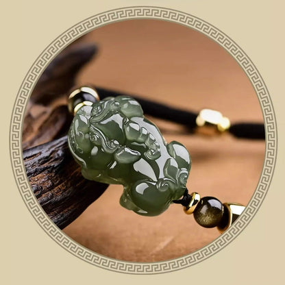 Chinese PiXiu Couples Hetian Jade Bracelet - Fortune & Romance | STAR8S - STAR8S