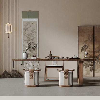 Chinese Scroll Painting - Shen Zhou's Yellow Chrysanthemums & Red Osmanthus HD Print - STAR8S - STAR8S