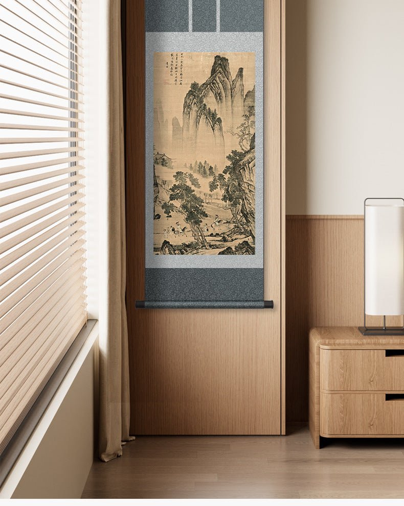 Chinese Scroll Paintings: Tang Yin’s Gallop and Whip Scroll HD print | STAR8S