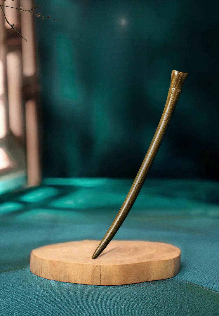 Chinese - Style Vintage Wood Hairpin for Elegant Hairstyling - STAR8S