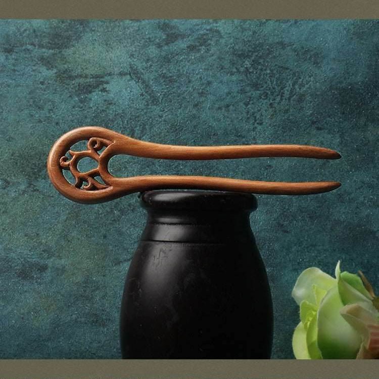 chinese vintage minimalist hairpin: creative premium bun gift for girlfriends - star8s