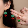 Christmas Bell & Bow Earrings – Festive Holiday Jewelry for Women  | Cute and Creative Holiday Accessory