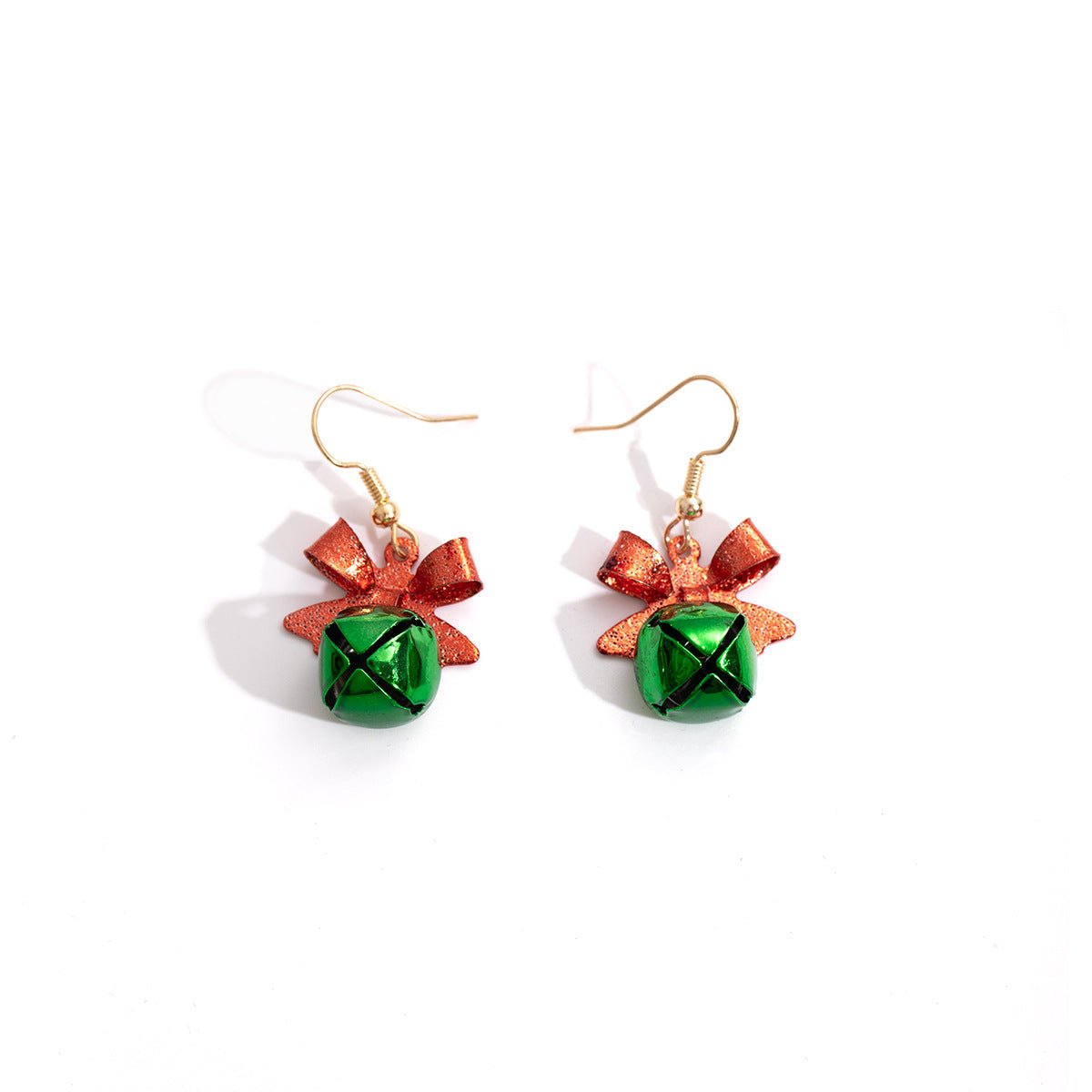 christmas bell & bow earrings – festive holiday jewelry for women | cute and creative holiday accessory - star8s