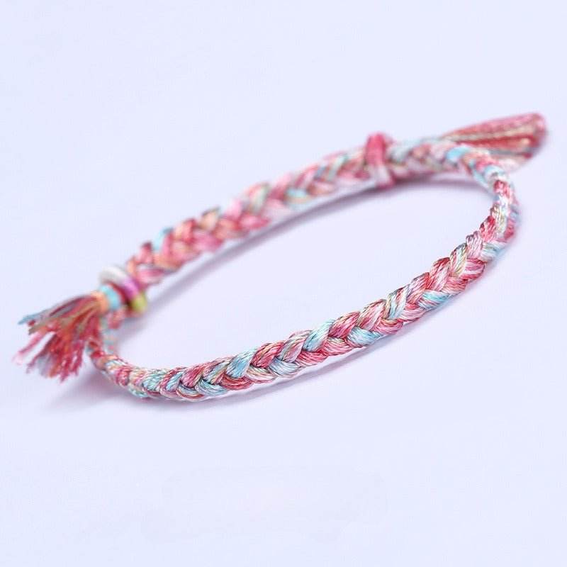colorful braided bracelet for dragon boat festival, traditional and stylish jewelry for women - star8s
