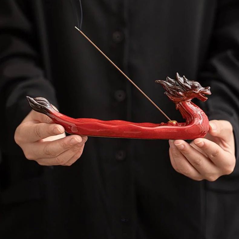 Creative Dragon Boat - themed Ceramic Incense Holder - Home and Tea Decor - STAR8S