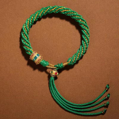 Cultural Tibetan Knot Bracelet: Five - color Corn Enamel | STAR8S