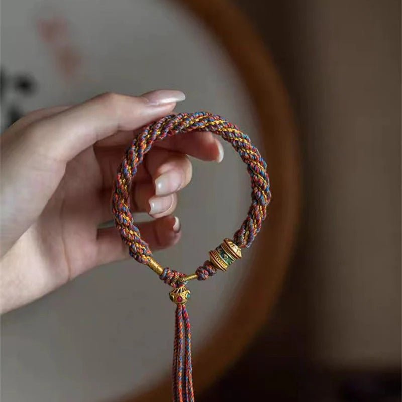 Cultural Tibetan Knot Bracelet: Five - color Corn Enamel | STAR8S - STAR8S
