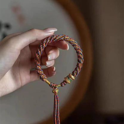 Cultural Tibetan Knot Bracelet: Five - color Corn Enamel | STAR8S - STAR8S