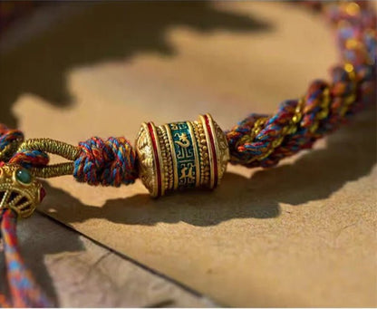 Cultural Tibetan Knot Bracelet: Five - color Corn Enamel | STAR8S - STAR8S