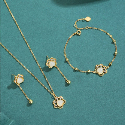 Cute & Elegant Jade Stone Bracelet: Hetian Cat Claw 925 Silver | STAR8S