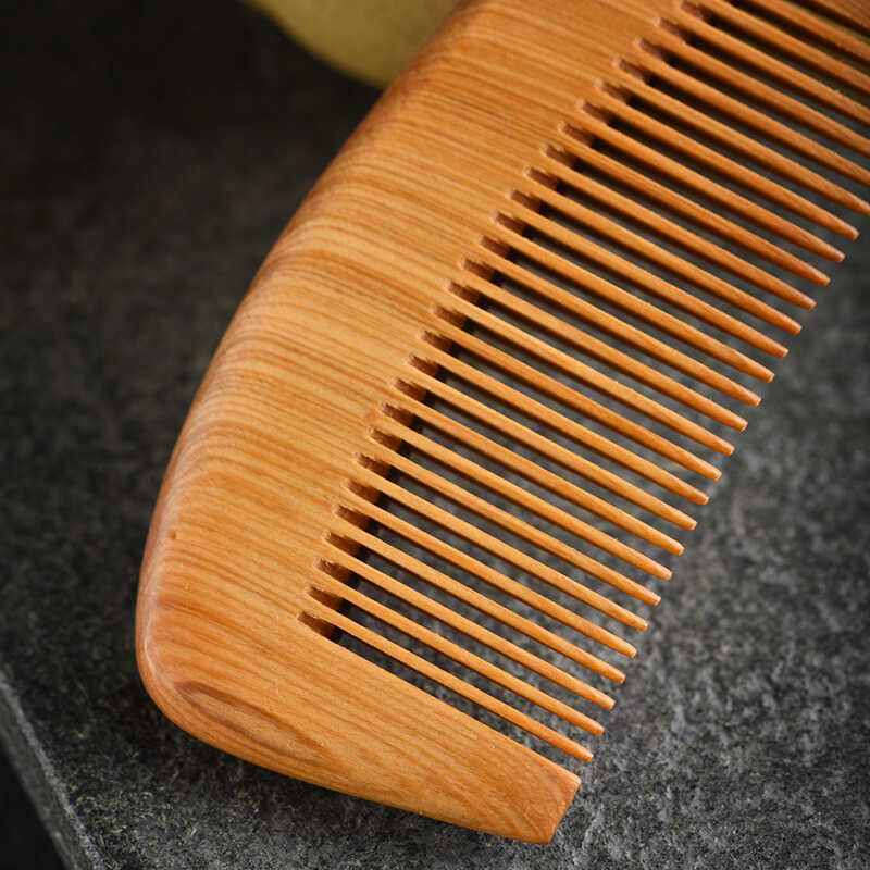 Cypress Wooden Comb – Anti - Static Scalp Massage Comb, Head & Meridian Care Gift, Hair Care Wooden Comb - STAR8S